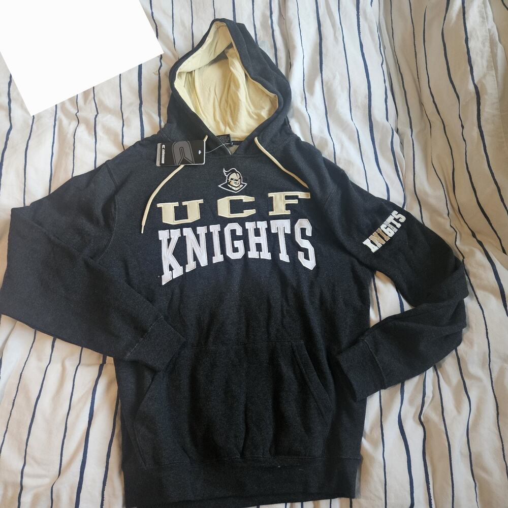UCF Knights Men's Colosseum Pullover Hoodie College Orlando NWT Soft And Cozy